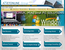 Tablet Screenshot of anetonline.com